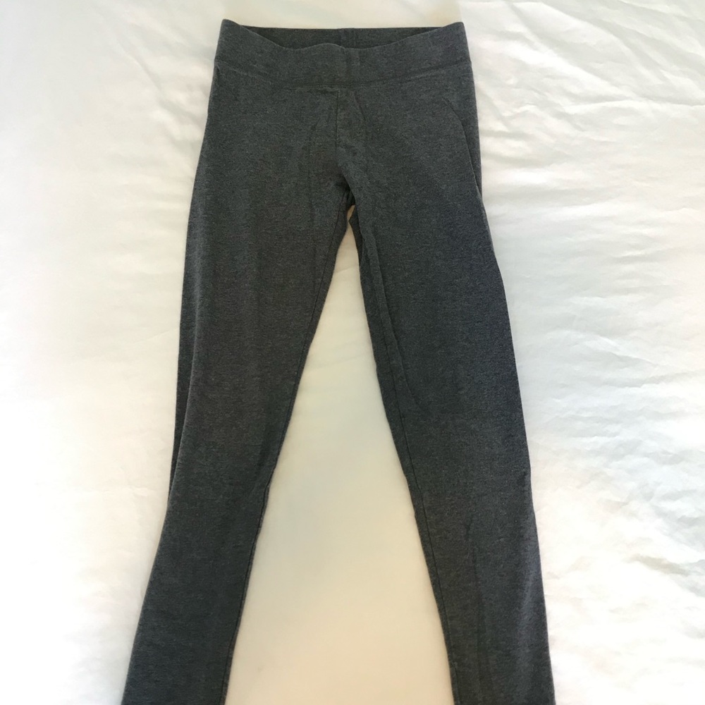 grey cotton leggings